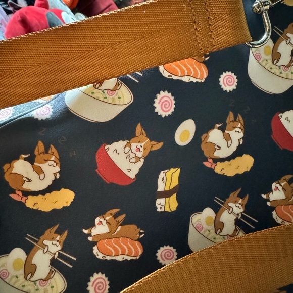 Rare Loungefly Corgi Ramen Backpack - Picture 5 of 7